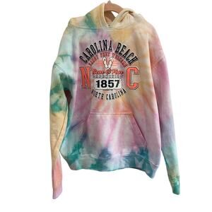 Carolina Beach North Carolina Tie Dye Boho Sweater Girls